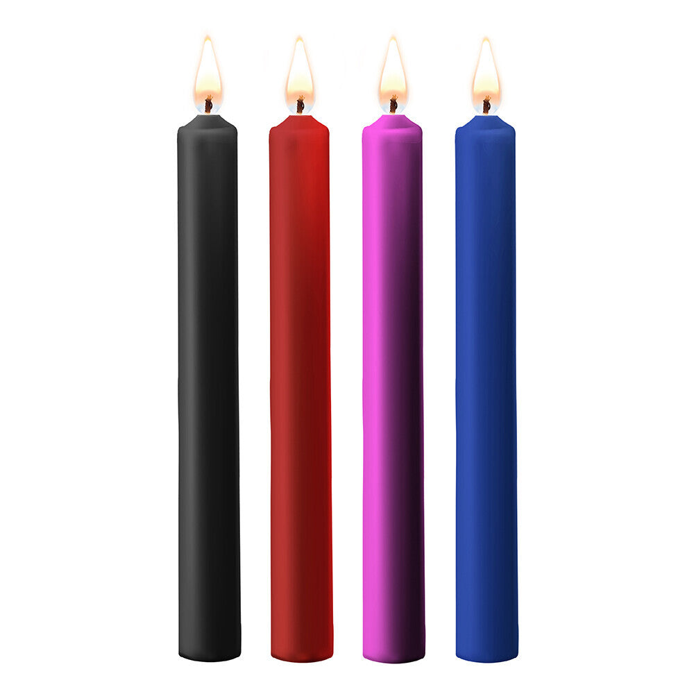Ouch! Teasing Wax Candles 4 Pack Large – Kinky BDSM Candle Set > Candles > Drip - Tophatter Daily Deals