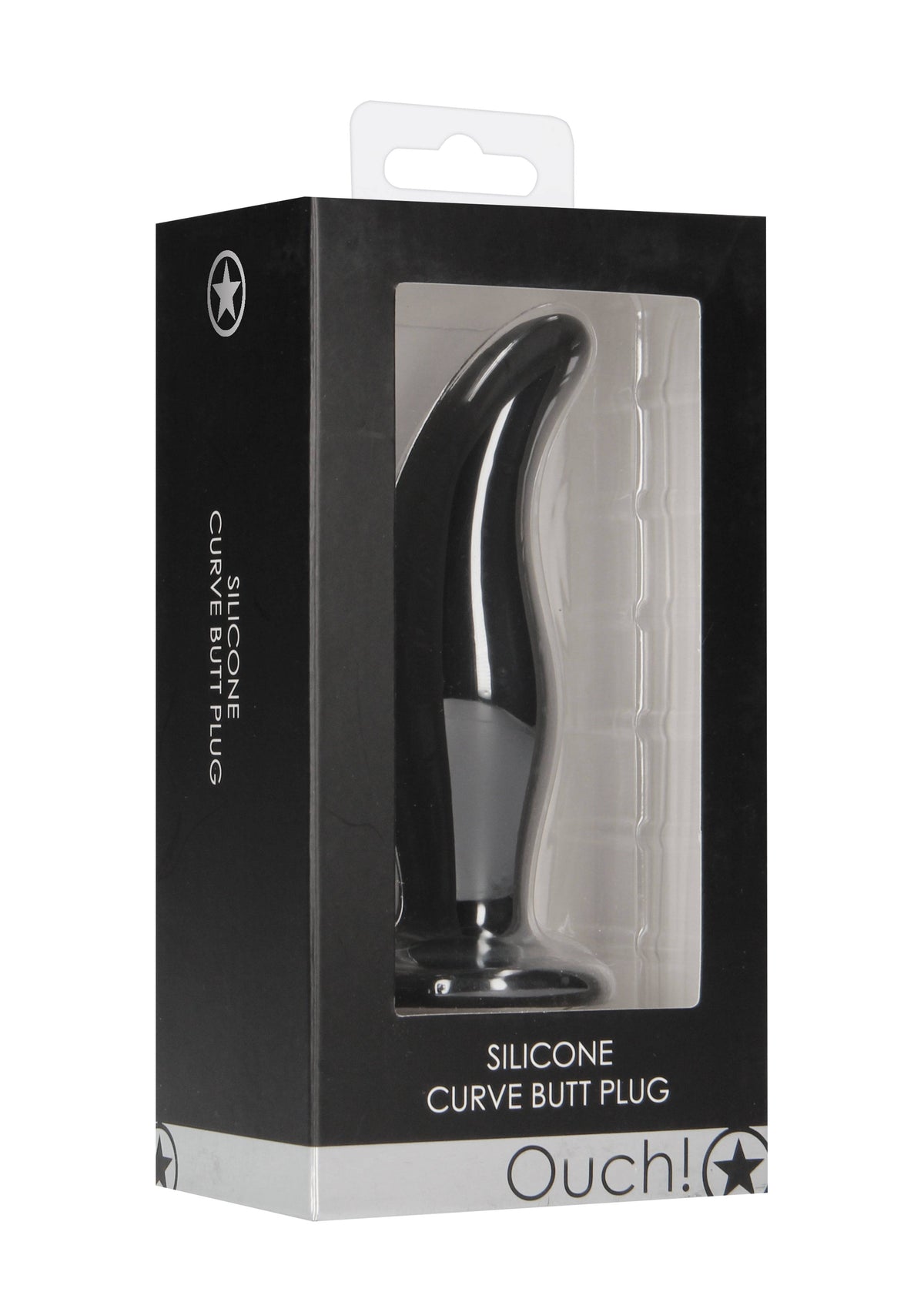 Ouch by Shots Toys - Curve Butt Plug - Black Sex Toy - Tophatter Daily Deals