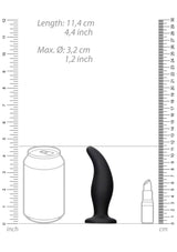 Ouch by Shots Toys - Curve Butt Plug - Black Sex Toy - Tophatter Daily Deals