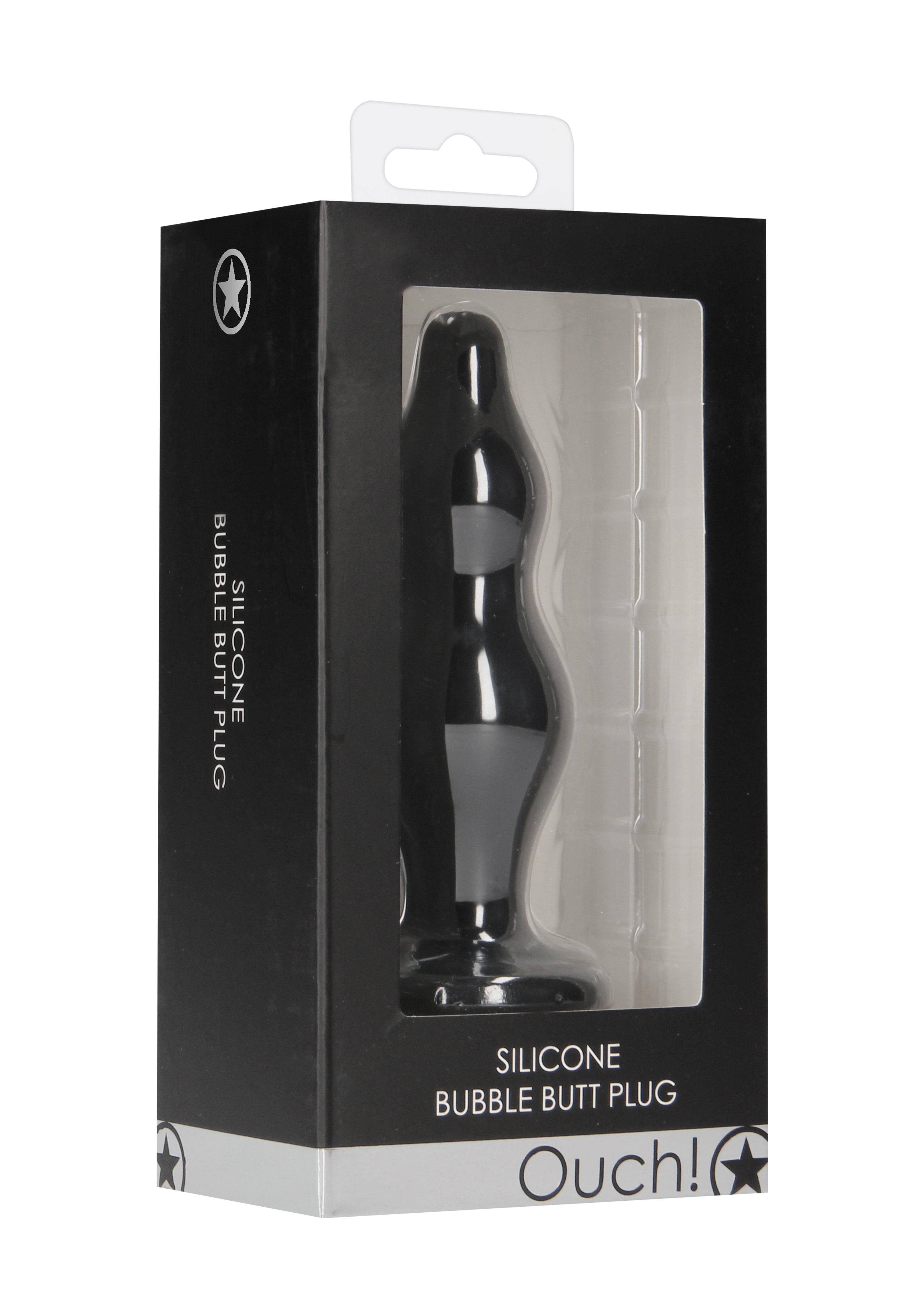 Ouch by Shots Toys - Bubble Butt Plug - Black Sex Toy - Tophatter Daily Deals