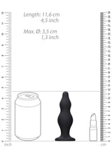 Ouch by Shots Toys - Bubble Butt Plug - Black Sex Toy - Tophatter Daily Deals