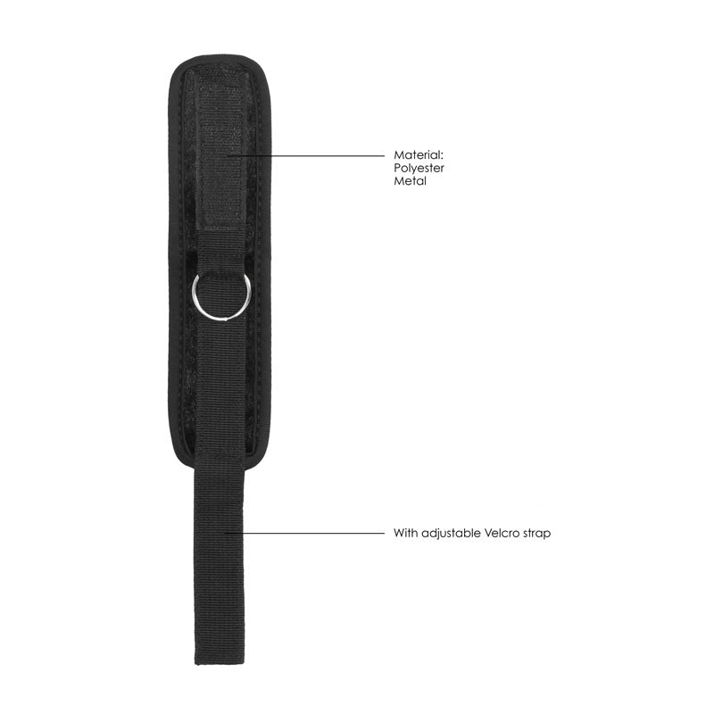 Ouch Velvet and Velcro Adjustable Handcuffs Restraints > Bondage Gear > Restraints - Tophatter Daily Deals