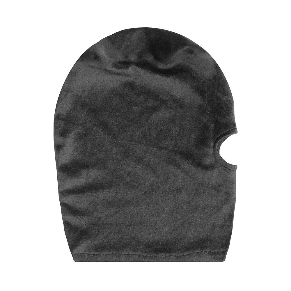 Ouch Velvet Mask With Mouth Opening – Stretchy Fetish Hood Mask > Bondage Gear > Bondage Hoods - Tophatter Daily Deals