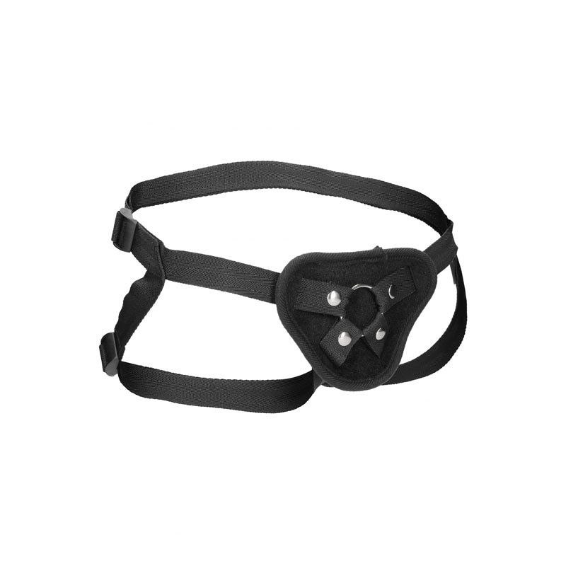 Ouch Velvet and Velcro Adjustable Harness with O-Ring – Strap-On Harness > Dildos > Strap On Harnesses - Tophatter Daily Deals