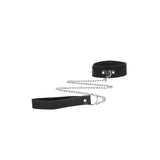 Ouch Velcro Collar With Leash And Hand Cuffs Restraints Set > Bondage Gear > Collars & Leashes - Tophatter Daily Deals