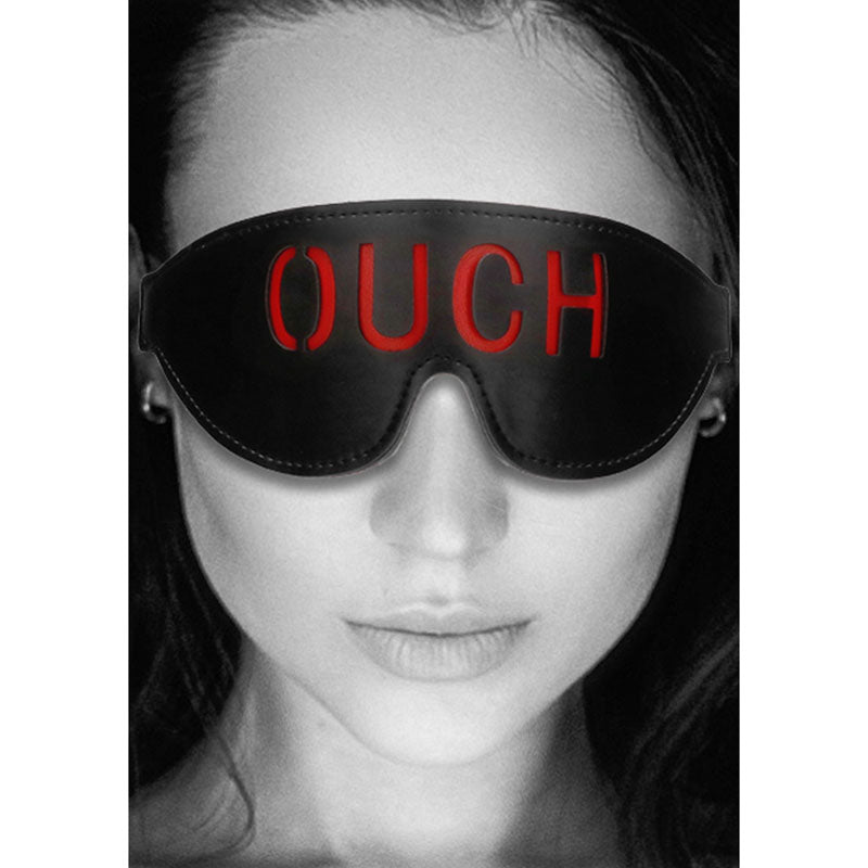 Ouch White Bonded Leather Eye Mask Ouch Eye Restraint > Bondage Gear > Blindfolds - Tophatter Daily Deals