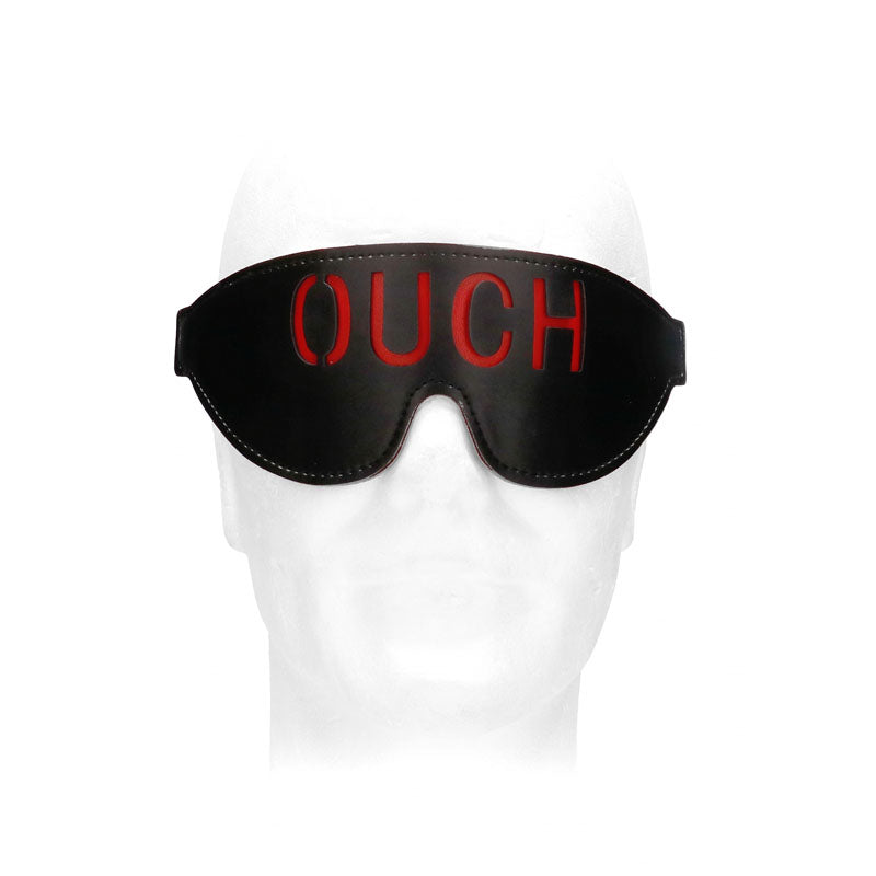 Ouch White Bonded Leather Eye Mask Ouch Eye Restraint > Bondage Gear > Blindfolds - Tophatter Daily Deals