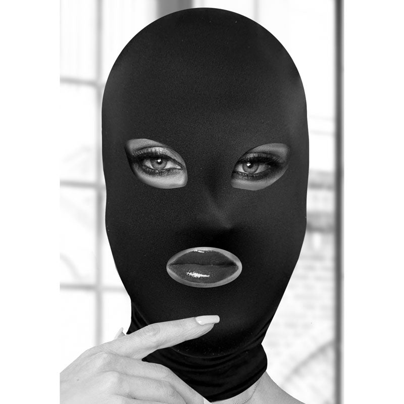 Ouch Subversion Mask with Open Mouth – Comfortable Hood > Bondage Gear > Bondage Hoods - Tophatter Daily Deals