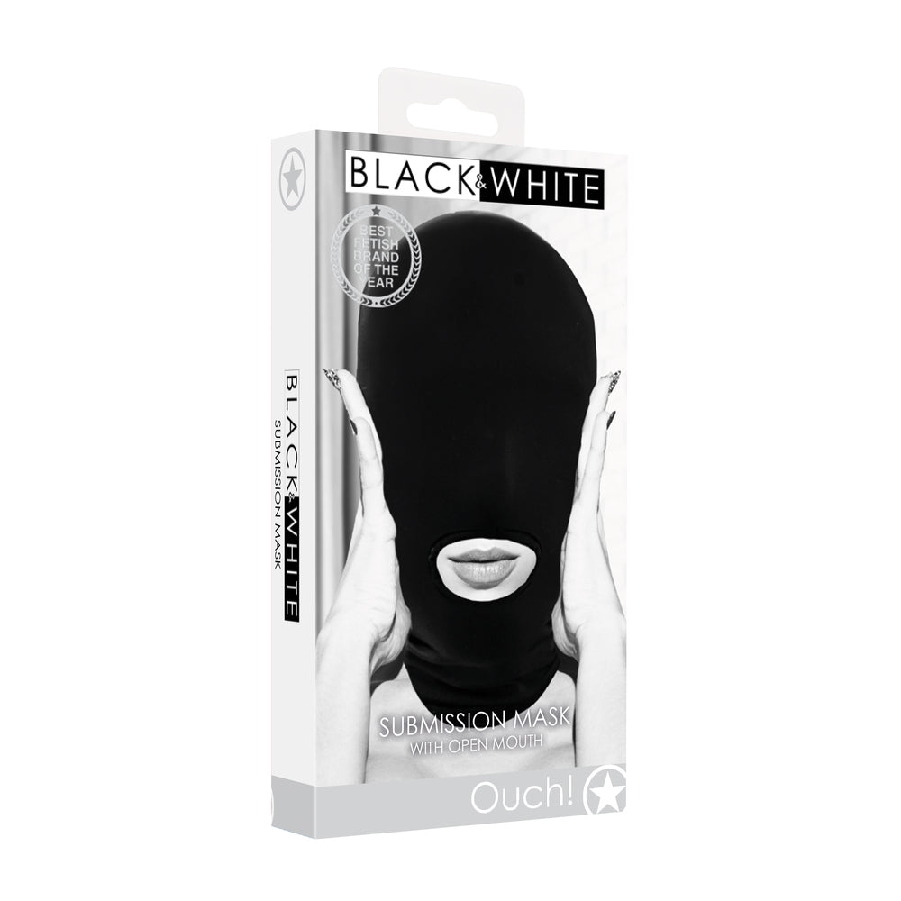 Ouch Submission Mask with Open Mouth – Lightweight Sensory Mask > Bondage Gear > Bondage Hoods - Tophatter Daily Deals