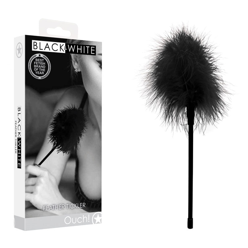 Ouch! White Feather Tickler – Feather Crop > Bondage Gear > Crops - Tophatter Daily Deals