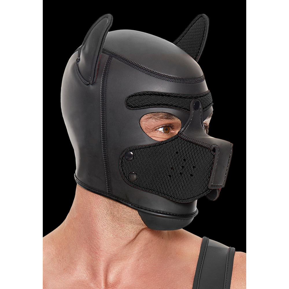 Ouch! Puppy Play Neoprene Puppy Mask – Comfortable Puppy Hood Mask > Bondage Gear > Masks - Tophatter Daily Deals