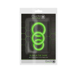 Ouch Glow in the Dark Cock Ring Set – Set of 3 Sizes Cock Rings > Cock Ring > Sets - Tophatter Daily Deals