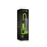 Ouch Glow In The Dark Comfort Beginner Pump Clear 9" insertable > Pumps > Penis Pumps - Tophatter Daily Deals