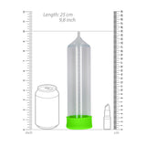 Ouch Glow In The Dark Comfort Beginner Pump Clear 9" insertable > Pumps > Penis Pumps - Tophatter Daily Deals