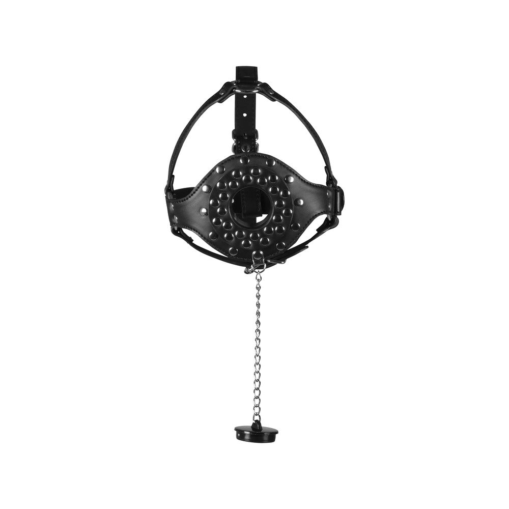 Open Mouth Gag Head Harness With Plug Stopper – Head Harness Restraint > Bondage Gear > Masks - Tophatter Daily Deals