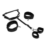 Body Harness with Adjustable Thigh and Hand Cuffs – BDSM Restraint Set > Bondage Gear > Restraints - Tophatter Daily Deals