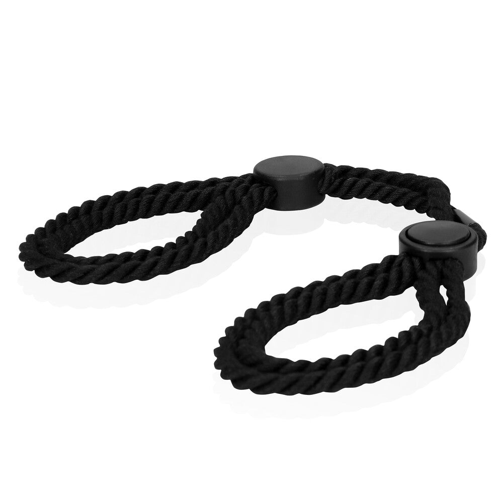 Ouch Adjustable Rope Hand Cuffs – Comfortable BDSM Restraint Accessory > Bondage Gear > Handcuffs - Tophatter Daily Deals