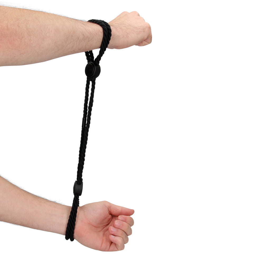 Ouch Adjustable Rope Hand Cuffs – Comfortable BDSM Restraint Accessory > Bondage Gear > Handcuffs - Tophatter Daily Deals