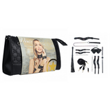 Ouch! Venice Collection Kit with Bag Black Bondage Set with Iridescent Hardware and Accessories > Bondage Gear > Bondage Kits - Tophatter Daily Deals
