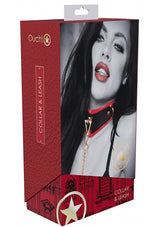 Ouch Milan Collection Collar with Leash > Bondage Gear > Collars & Leashes - Tophatter Daily Deals