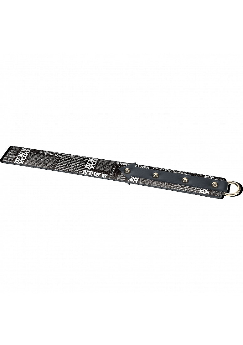 Ouch NY Collection Paddle (Black) – Leather Erotic Paddle > Bondage Gear > Paddles - Tophatter Daily Deals