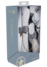 Ouch! Paris Collection Handcuffs with Iridescent PU Leather and Bow Design > Bondage Gear > Restraints - Tophatter Daily Deals