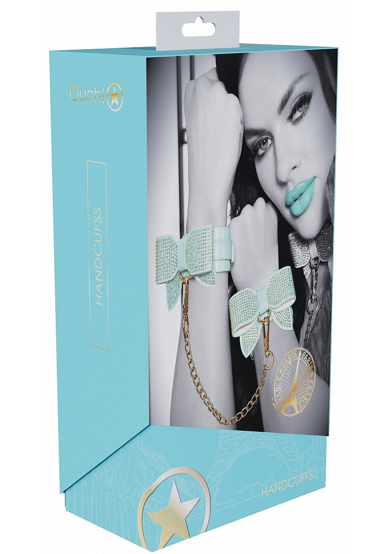 Ouch! Paris Collection Handcuffs (Light Blue) – PU Leather Handcuffs > Bondage Gear > Restraints - Tophatter Daily Deals