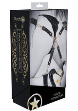Ouch London Collection Hogtie Connectors PU Leather with Iridescent Hardware > Bondage Gear > Restraints - Tophatter Daily Deals