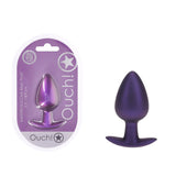 OUCH! Anal Plug - Large 8.9 cm Metallic Purple Butt Plug > Anal Range > Butt Plugs - Tophatter Daily Deals