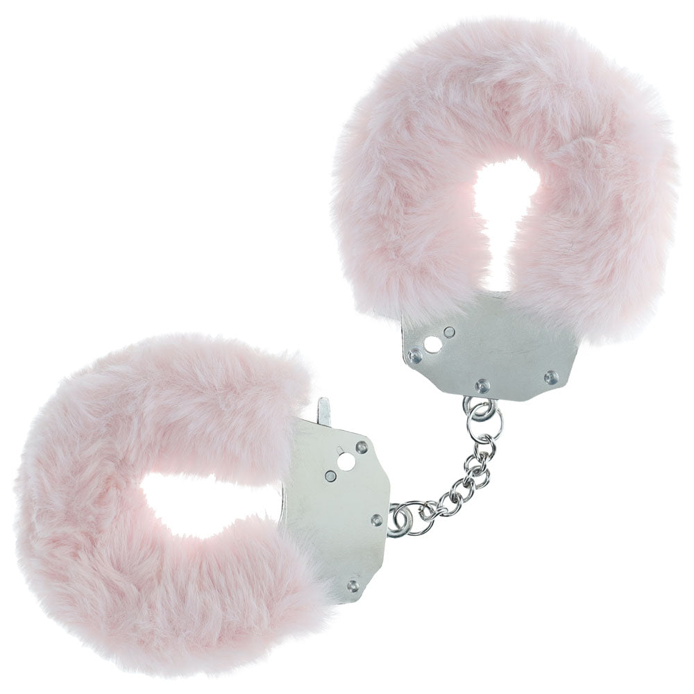 Ouch! Heavy-Duty Fluffy Cuffs (Powder) – Fluffy Restraints > Bondage Gear > Handcuffs - Tophatter Daily Deals