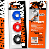 Ringer Max Three Piece Multi Colour Cockring Set > Cock Ring > Sets - Tophatter Daily Deals