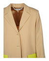 Off-White Active Light Wool Blend Tomboy Jacket Jackets - Tophatter Daily Deals