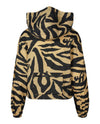 Off-White Zebra-Print Hooded Jacket Jackets - Tophatter Daily Deals