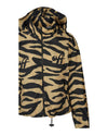 Off-White Zebra-Print Hooded Jacket Jackets - Tophatter Daily Deals