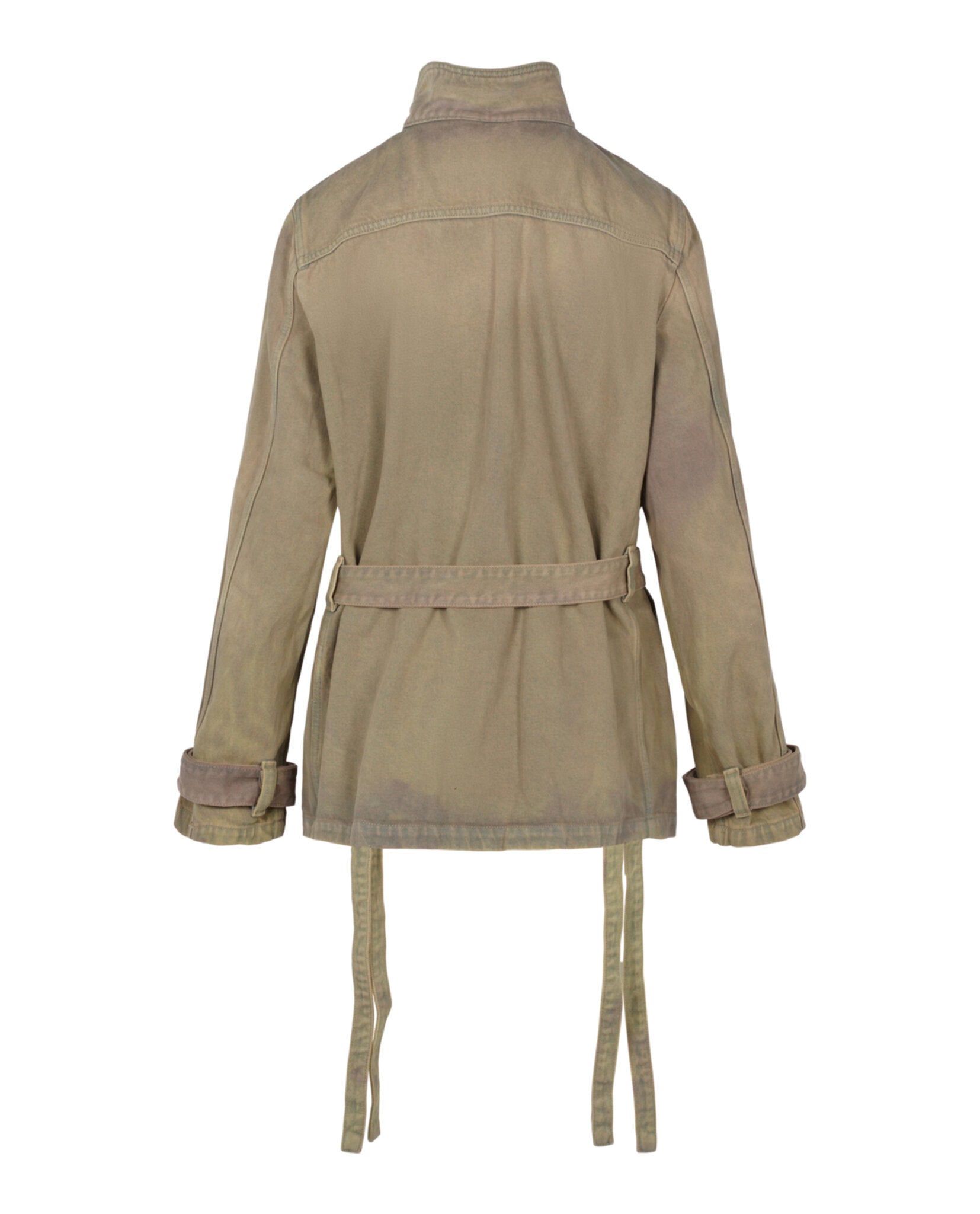 Off-White Dyed Denim Cargo Field Jacket Jackets - Tophatter Daily Deals