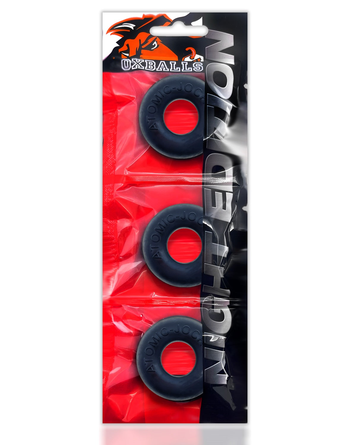 Oxballs Ringer 3-Pack (Night Black) – Silicone Cockring Set > Cock Ring > Sets - Tophatter Daily Deals