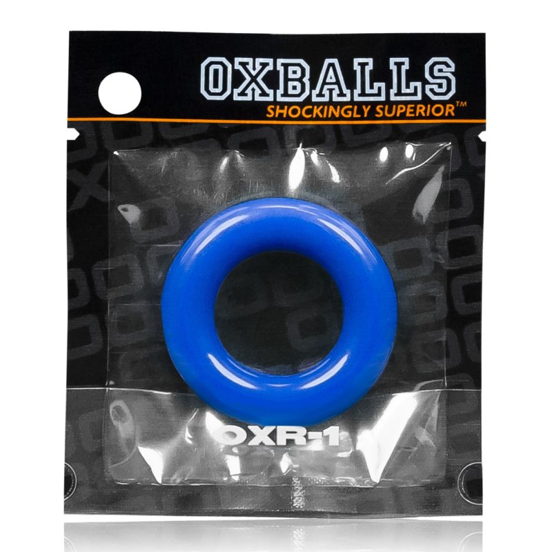 Oxballs Gauge Police Blue – Cock Ring - 3.25 inches > Cock Ring > Single - Tophatter Daily Deals