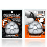 OXBALLS TRI-SPORT XL Thicker 3-Ring Cocksling Clear – Enhanced Support and Bulge Enhancement > Cock Ring > Sling - Tophatter Daily Deals