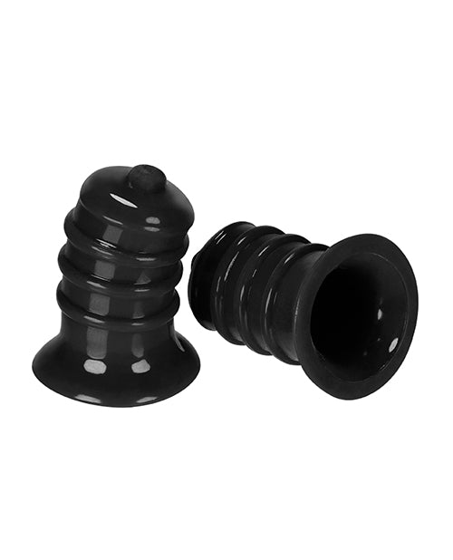 Hunky Junk Elong Nipsuckers Black Nipple Suckers - Tophatter Daily Deals