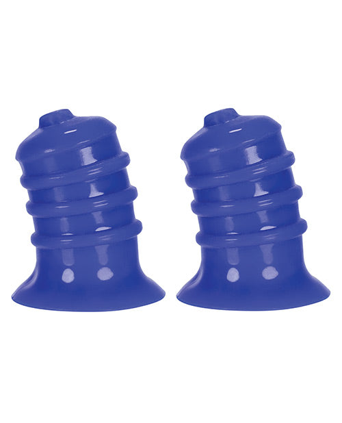 Hunky Junk Elong Nipsuckers Cobalt Nipple Suckers - Tophatter Daily Deals
