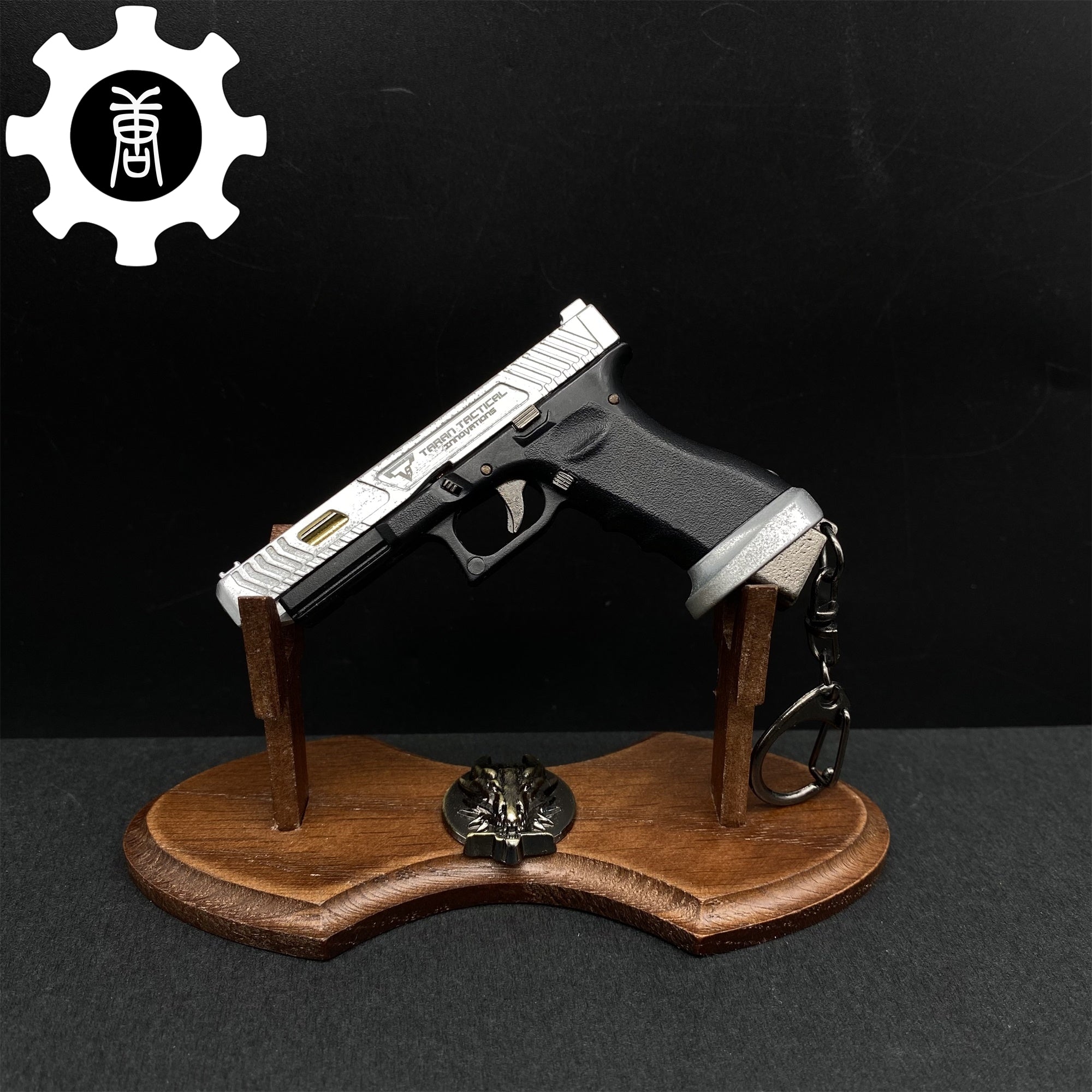 1-Layer Handmade Oak Wood Mini Display Holder - Tophatter Daily Deals