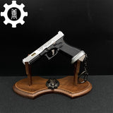 1-Layer Handmade Oak Wood Mini Display Holder - Tophatter Daily Deals