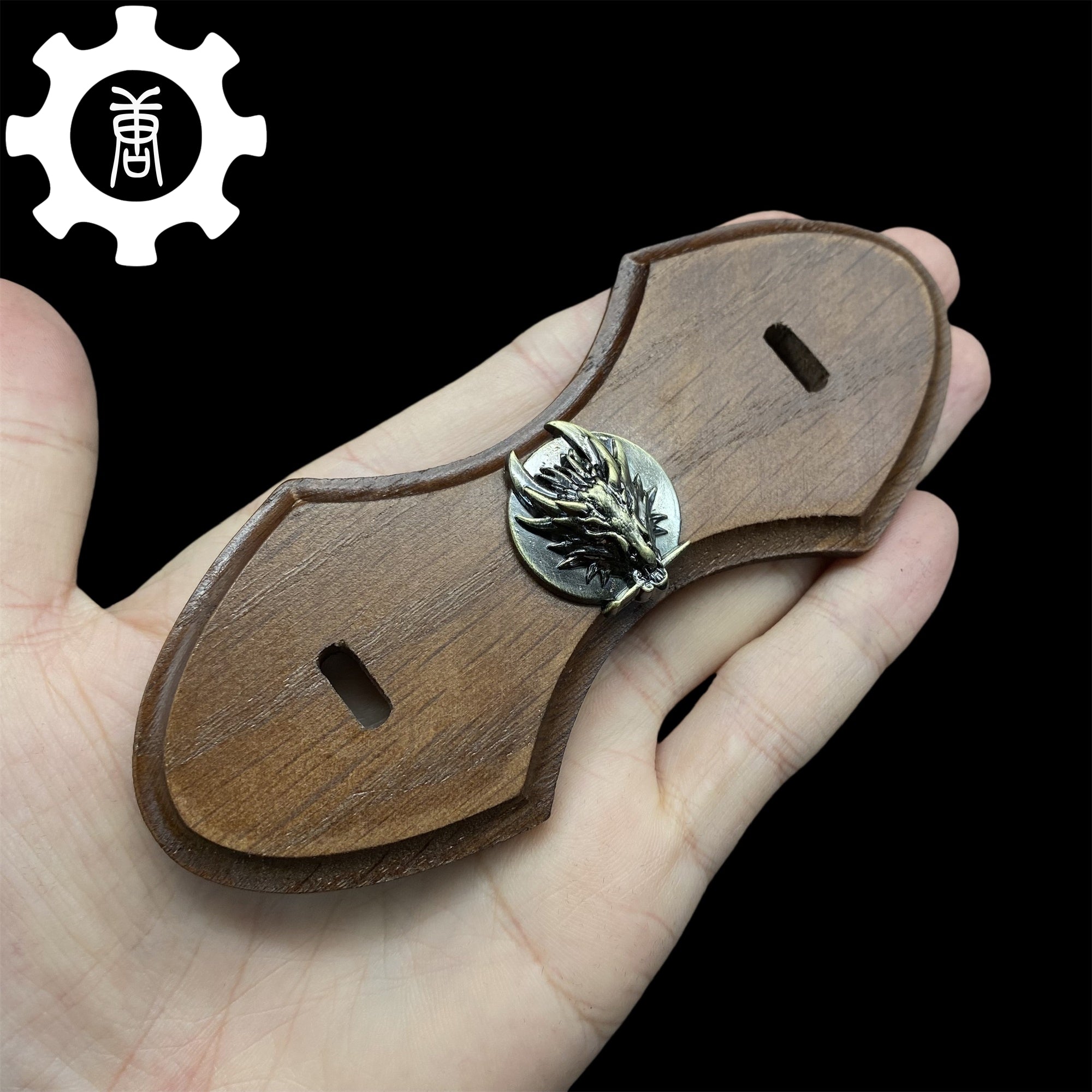 1-Layer Handmade Oak Wood Mini Display Holder - Tophatter Daily Deals