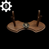 1-Layer Handmade Oak Wood Mini Display Holder 1 PCS - Tophatter Daily Deals