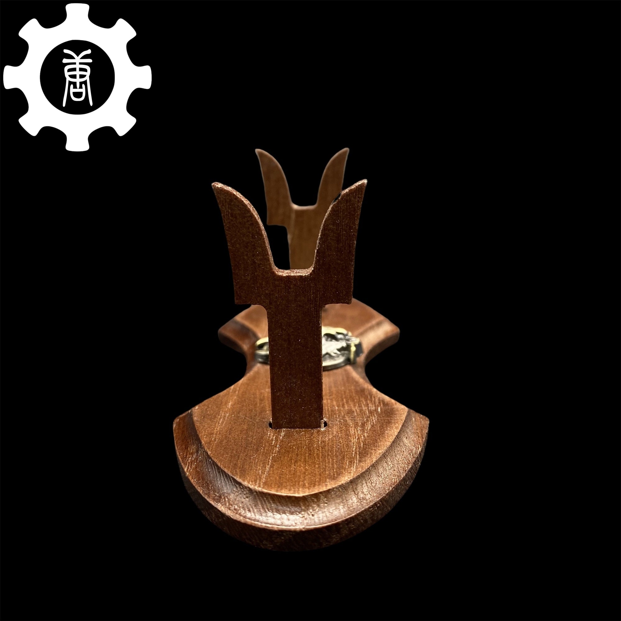 1-Layer Handmade Oak Wood Mini Display Holder - Tophatter Daily Deals