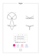 Obsessive Darkie Crotchless Teddy Lingerie Bodysuit > Clothes > Teddies - Tophatter Daily Deals