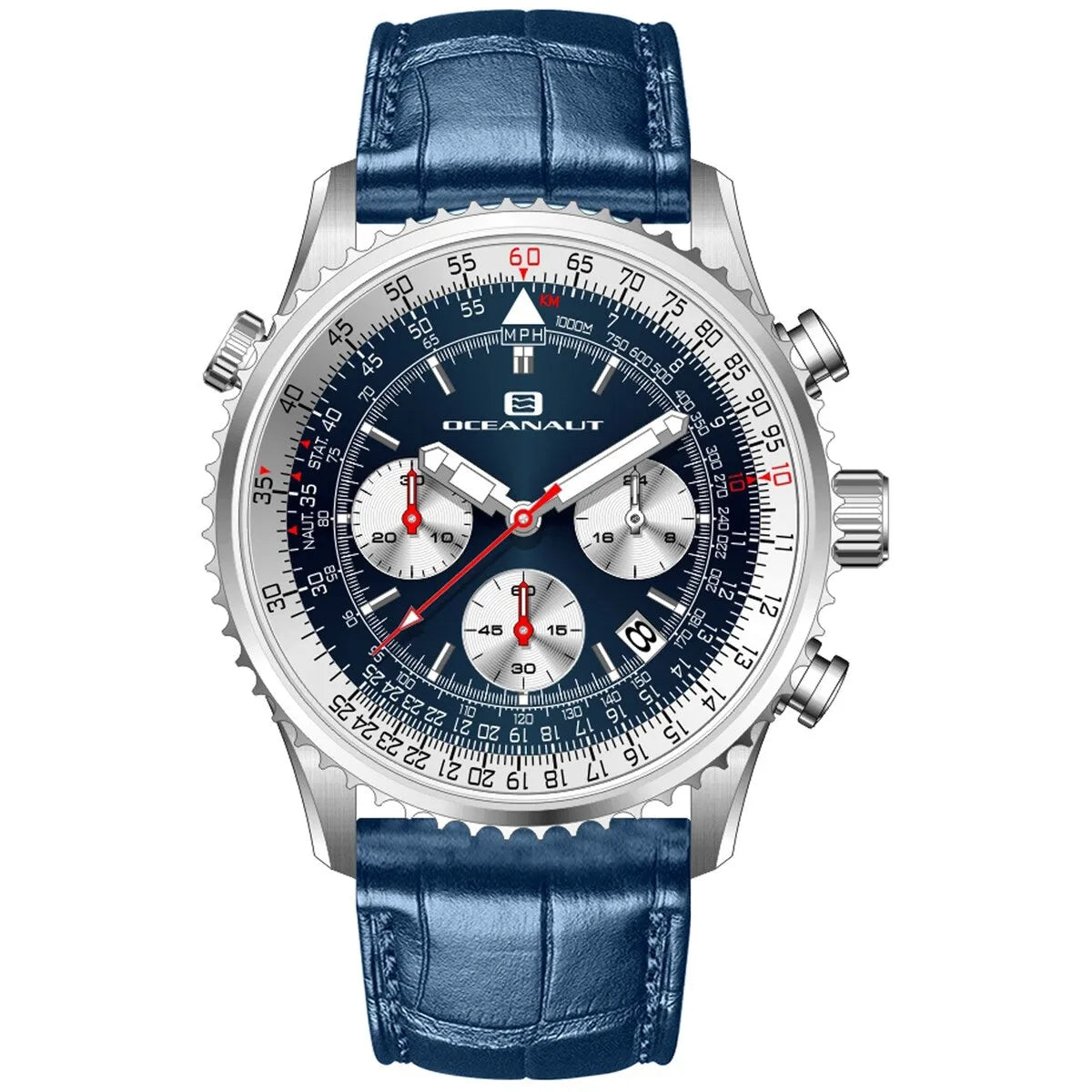 Oceanaut Men's Flight Blue Dial Watch Men's Watches - Tophatter Daily Deals