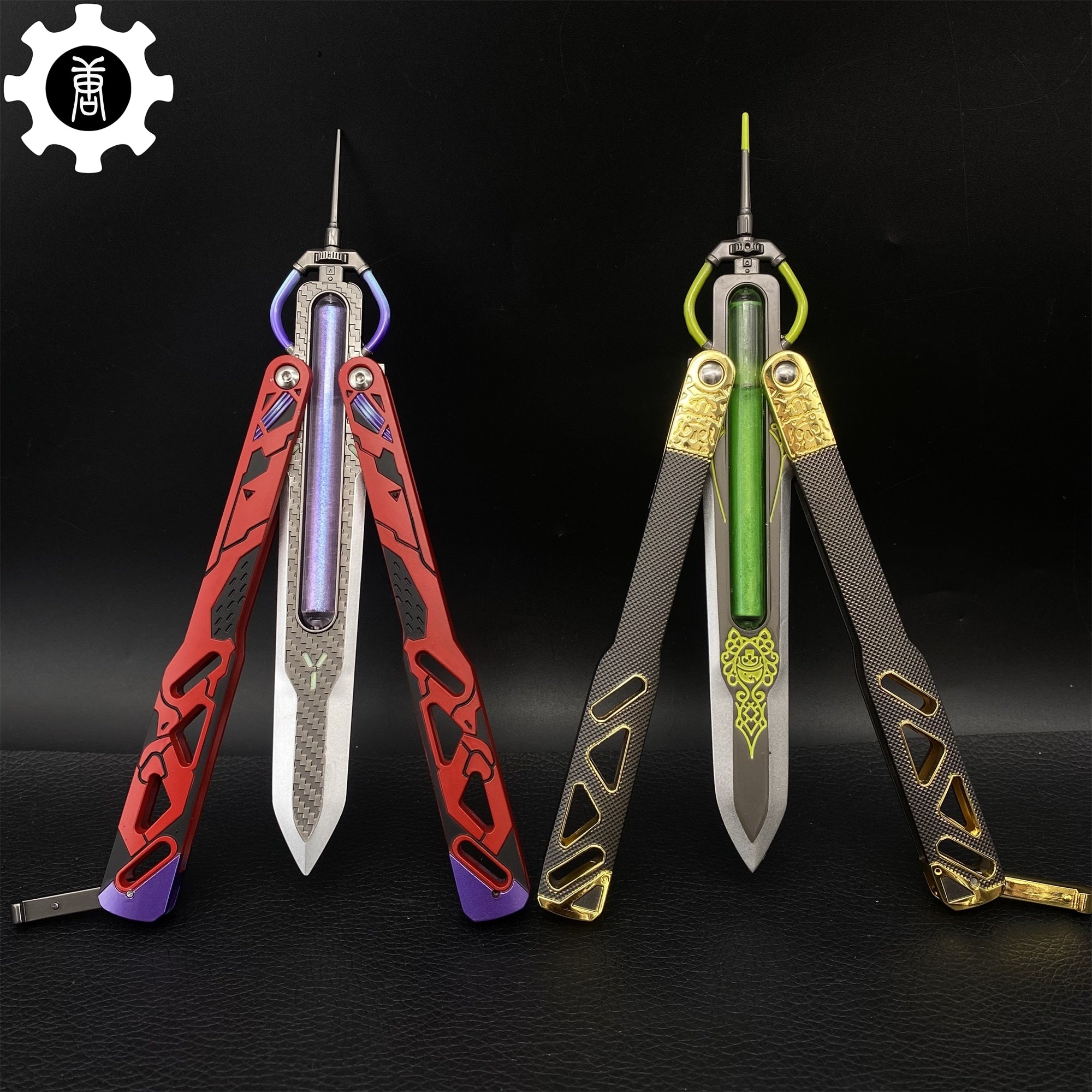 Octane Heirloom Recolor & V3 Balisong 2 In 1 Pack - Tophatter Daily Deals