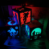 Octane Valkyrie Wood Cube Light Desk Decor - Tophatter Daily Deals