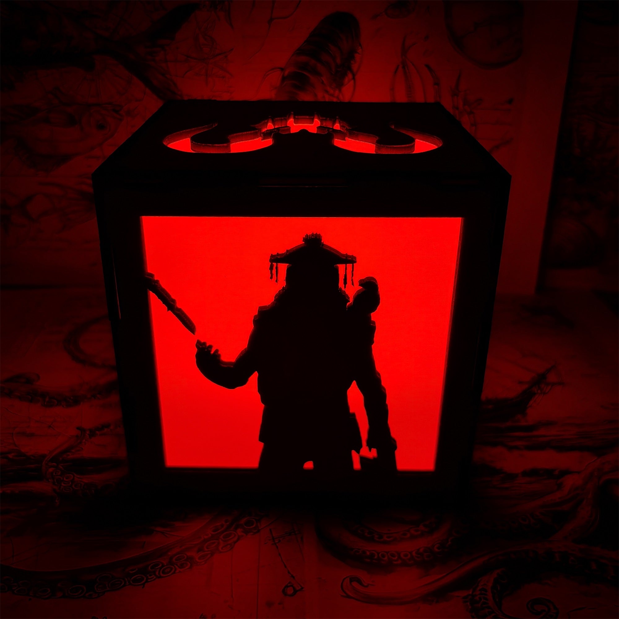 Octane Valkyrie Wood Cube Light Desk Decor - Tophatter Daily Deals